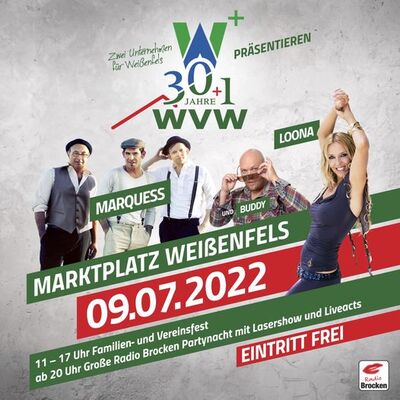 Bild vergrößern: Jubiläumsfest der WVW und Stadtwerke Weißenfels