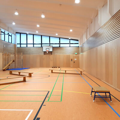 Bild vergr&ouml;&szlig;ern: Turnhalle Albert-Einstein-Grundschule Sportfeld