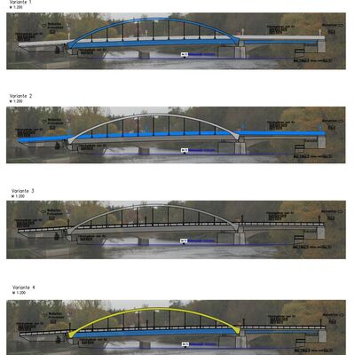 Bild vergr&ouml;&szlig;ern: Saalebr�cke Farbgestaltung