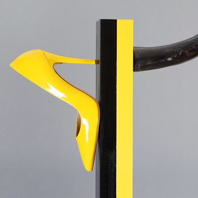 Bild vergrößern: 2022-04-23 Stiletto-Ausstellung_Paul-Albert Wagemann und Ingrid Sturm