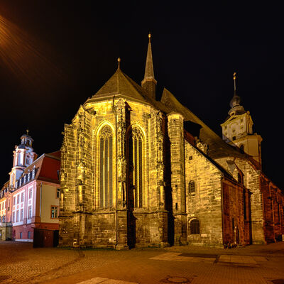 Bild vergrößern: 2022-09-01 Marienkirche Nacht SCHAU! Multimedia