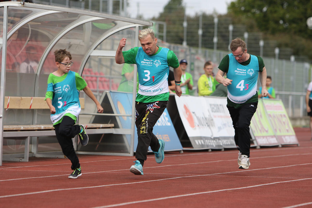 Bild vergrößern: Special OlympicsLeichtathletik Laufen_Matthias Bein