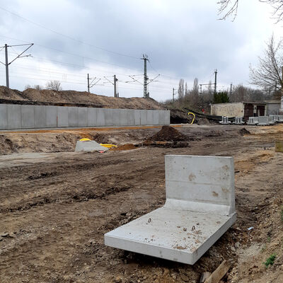 Bild vergrößern: Am Gterbahnhof Winkelsteine