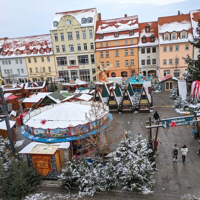 Bild vergrößern: Weihnachtsmarkt Weihnachtsbäume