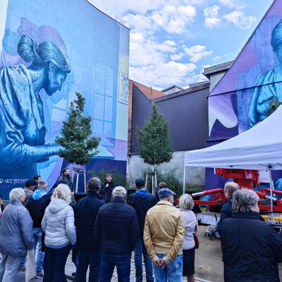 Bild vergrößern: 2023-11-04 Streetart-Projekt Sokar Uno Einweihung