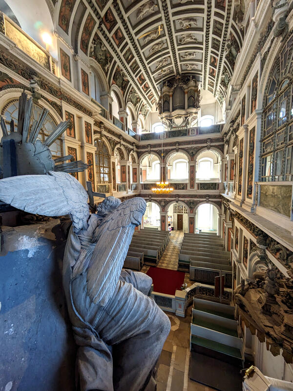 Bild vergrößern: Schlosskirche Blick von Kanzel