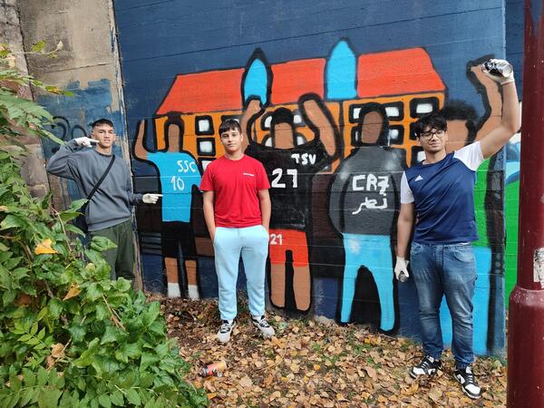 Bild vergrößern: Graffiti-Projekt Heimat