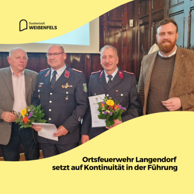 Bild vergrößern: Ortsfeuerwehr Langendorf Kontinuität in der Führung