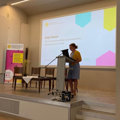 Bild vergrößern: BAG-Konferenz 2025 Katja Henze