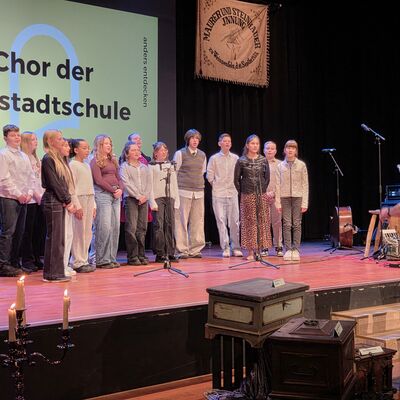 Bild vergr&ouml;&szlig;ern: Neujahrsepfang Stadt Wei�enfels Chor Neustadtschule