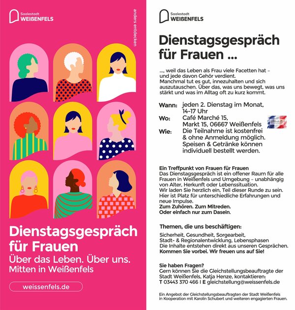 Bild vergr&ouml;&szlig;ern: Dienstagsgespr�che Flyer